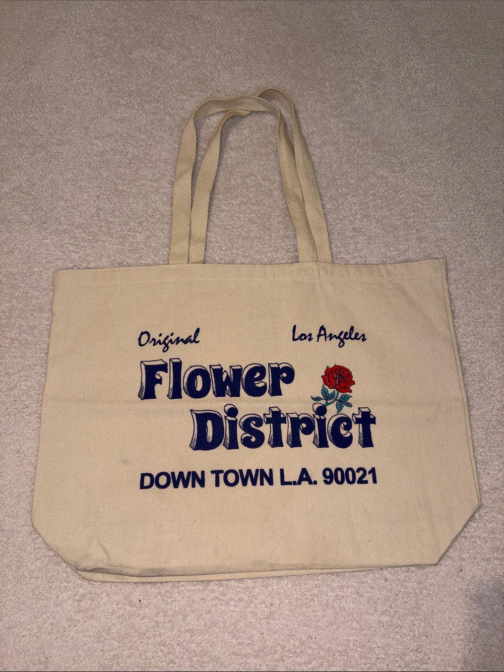 Urban Outfitters Altru Flower District Canvas Tote Bag